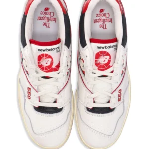 new balance 550 vintage white red