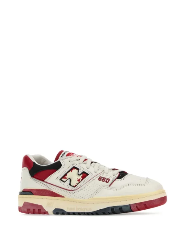 new balance 550 vintage white red