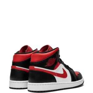 nike air jordan 1 mid bred toe
