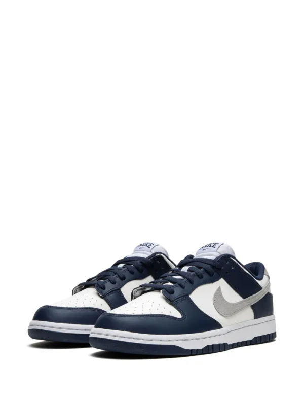 nike dunk low midnight navy/lt smoke grey