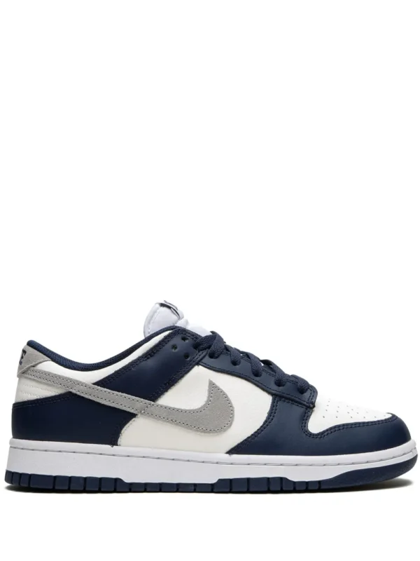 nike dunk low midnight navy/lt smoke grey