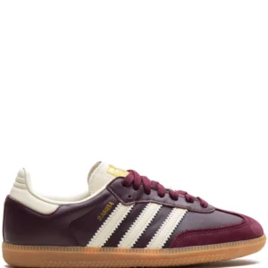 adidas samba og maroon core white gold