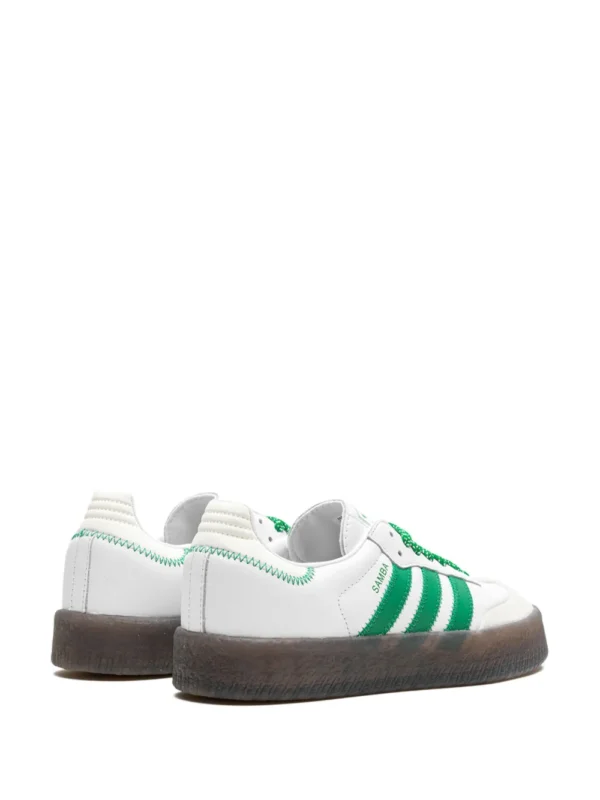 adidas sambae cloud white green