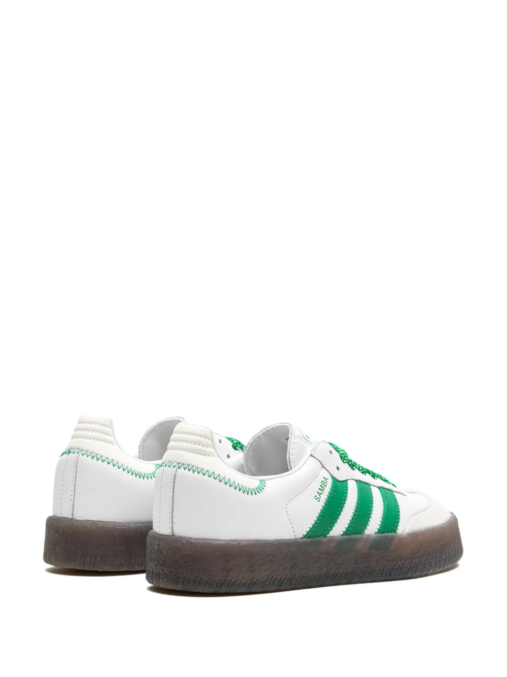 adidas sambae cloud white green