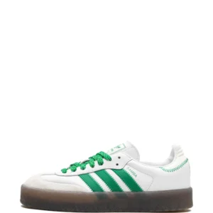 adidas sambae cloud white green