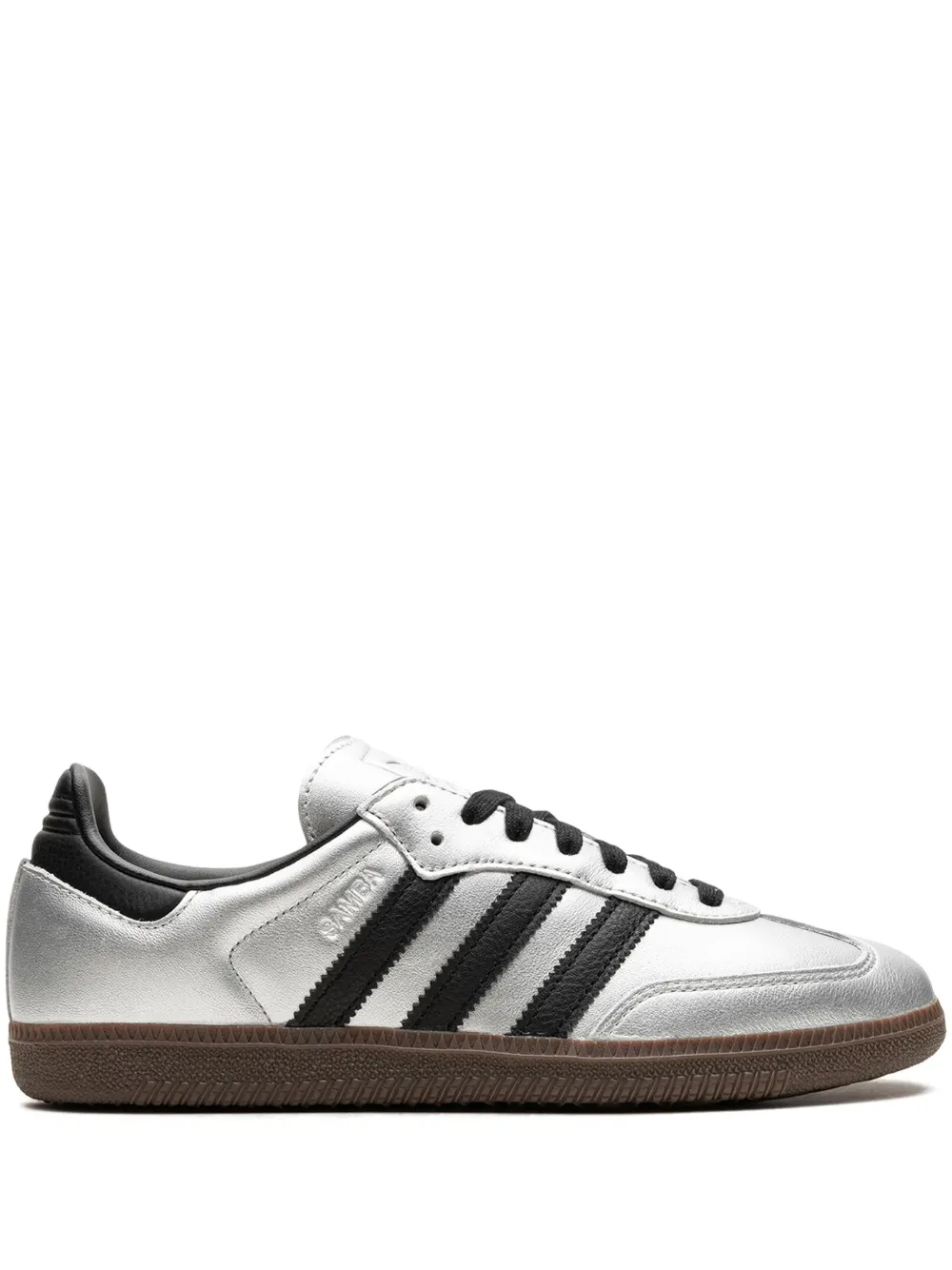 adidas samba og silver metallic/black/gum