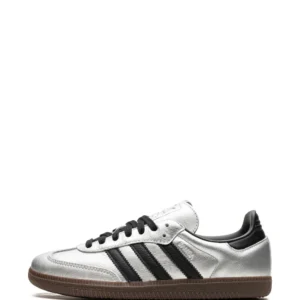 adidas samba og silver metallic/black/gum