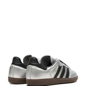 adidas samba og silver metallic/black/gum