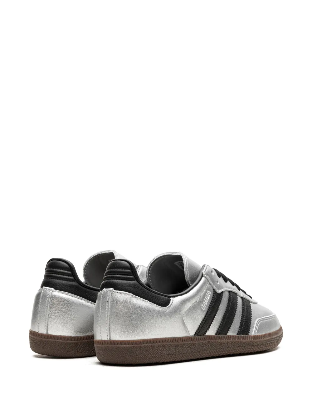 adidas samba og silver metallic/black/gum