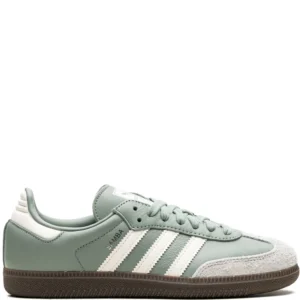 adidas samba og silver green/chalk white