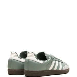 adidas samba og silver green/chalk white