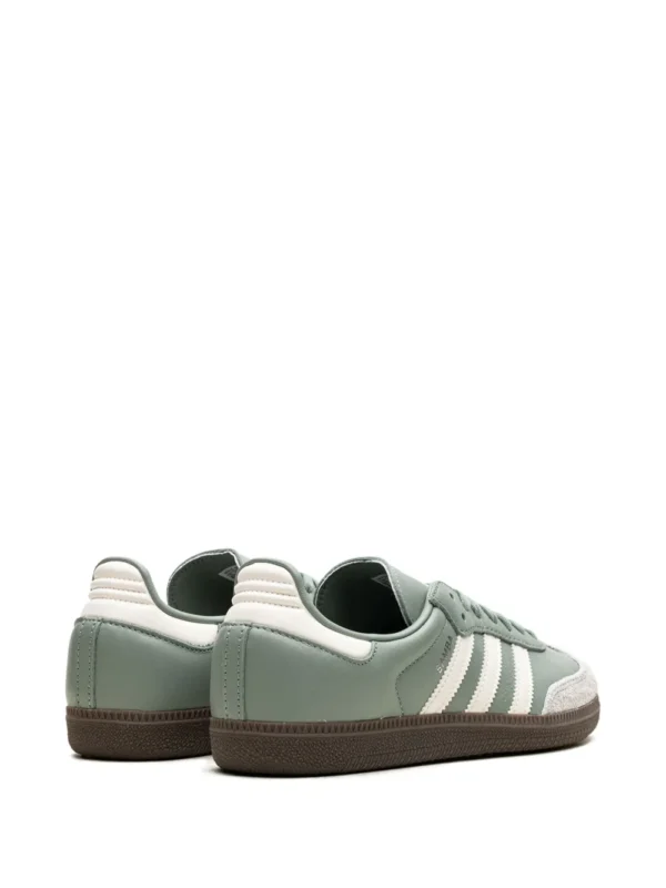 adidas samba og silver green/chalk white