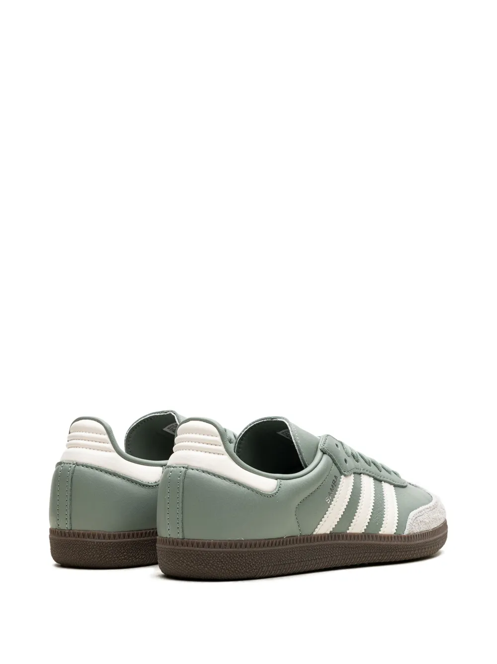 adidas samba og silver green/chalk white