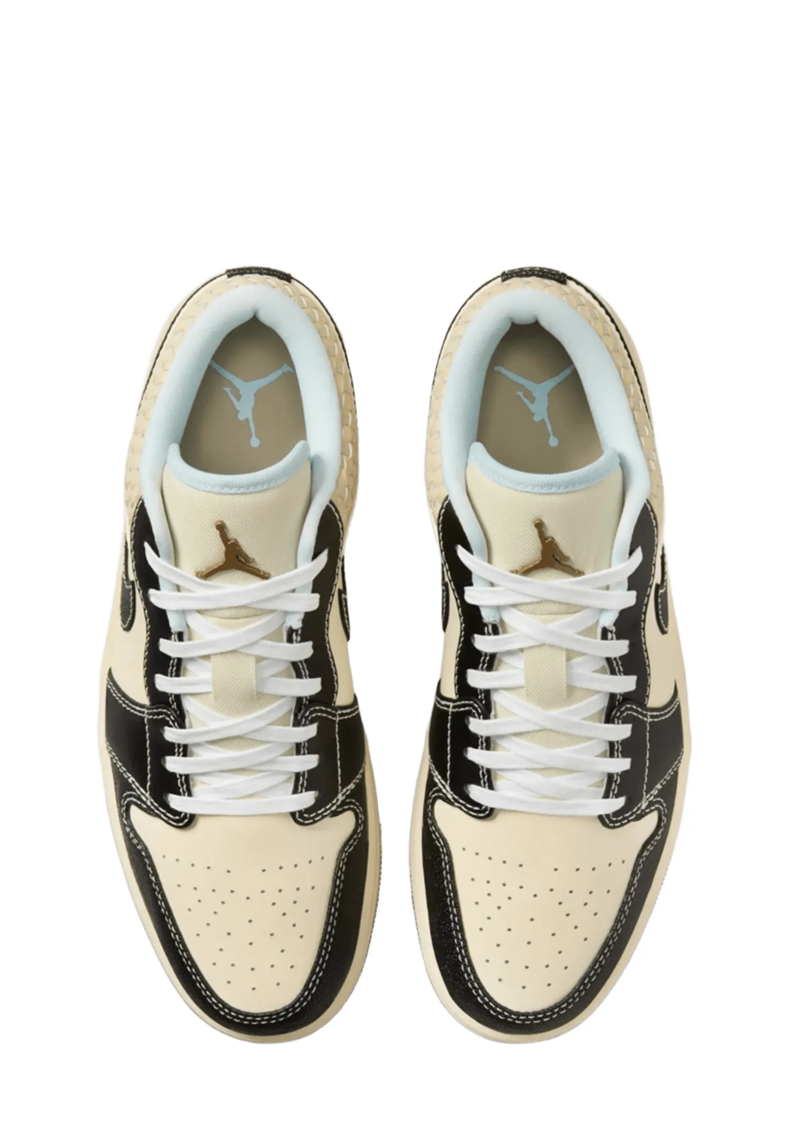 nike air jordan 1 low coconut milk black/muslin