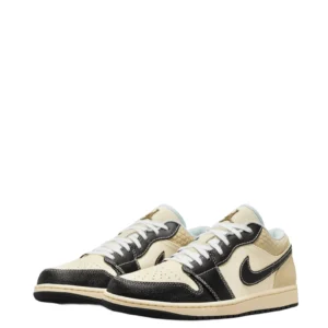nike air jordan 1 low coconut milk black/muslin