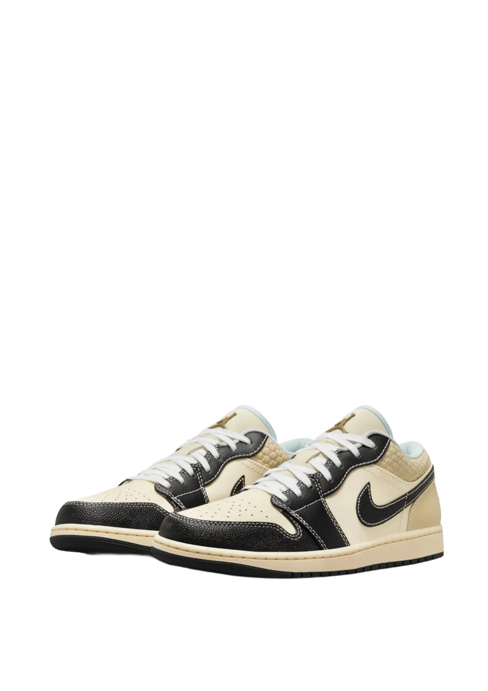 nike air jordan 1 low coconut milk black/muslin