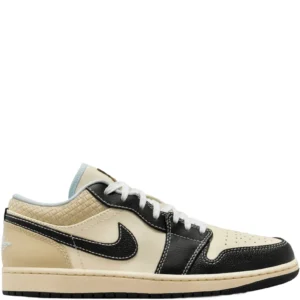 nike air jordan 1 low coconut milk black/muslin