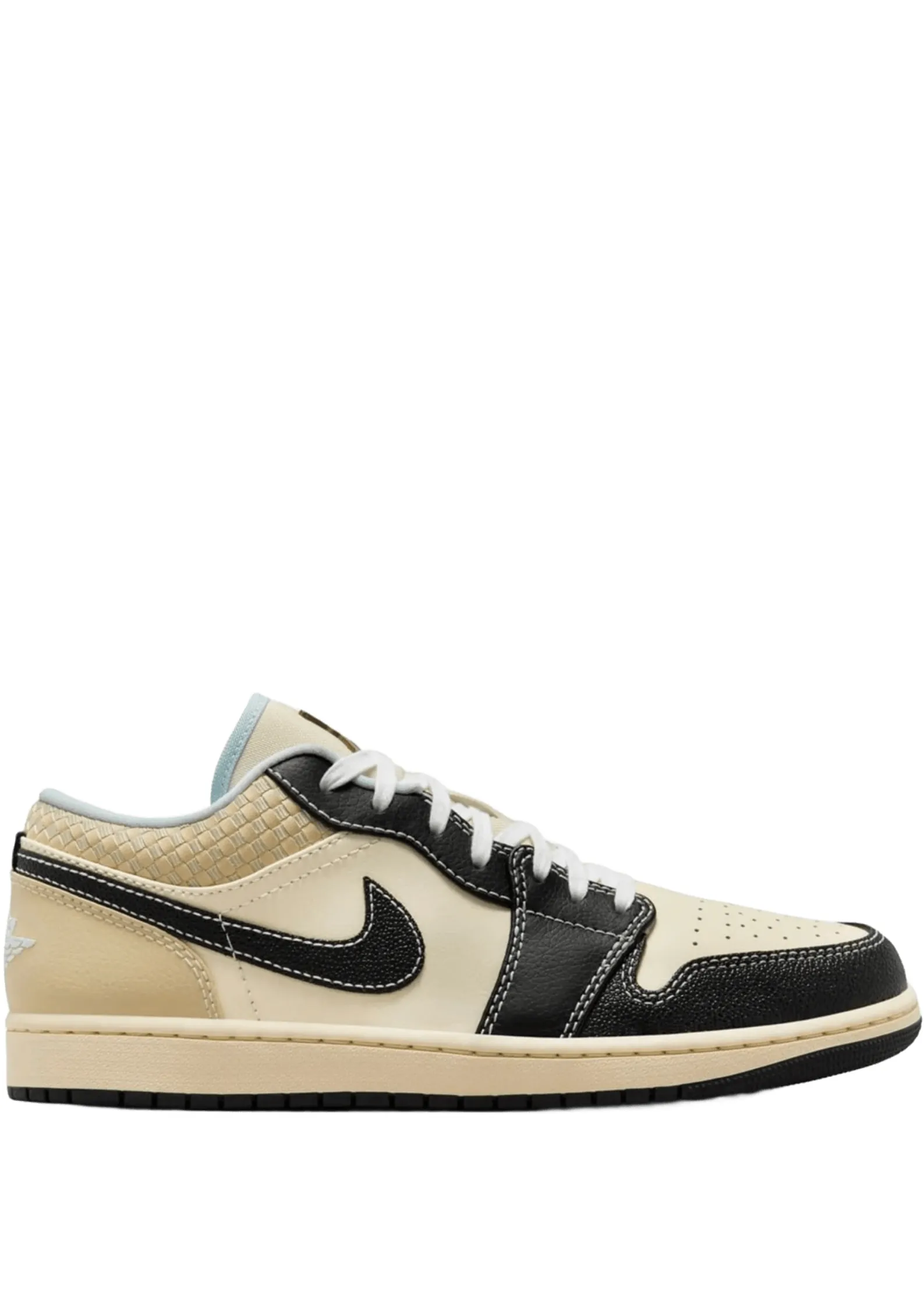 nike air jordan 1 low coconut milk black/muslin