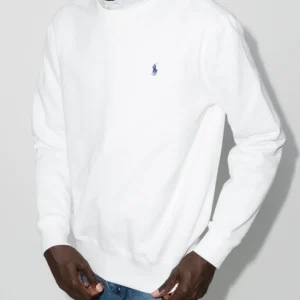 polo ralph lauren sweatshirt white