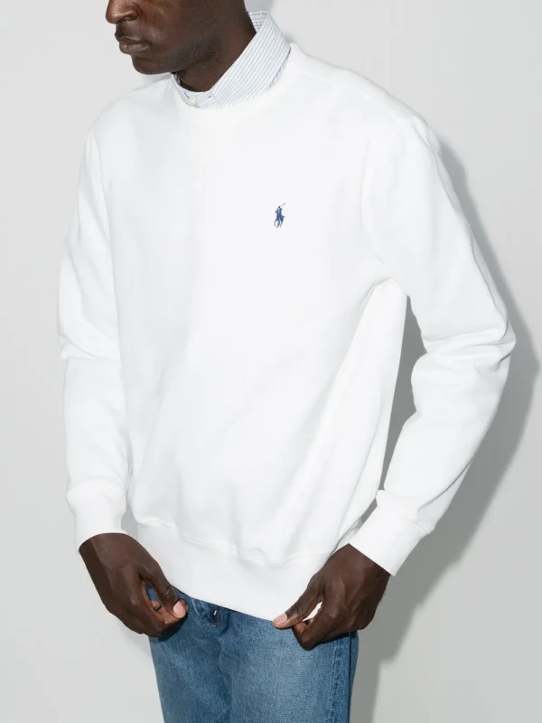 polo ralph lauren sweatshirt white