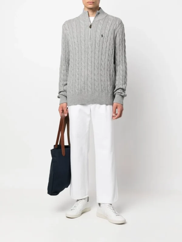 polo ralph lauren cable knit sweater gr