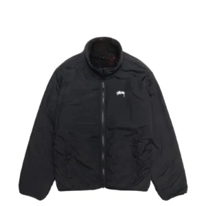 stussy sherpa reversible jacket lava