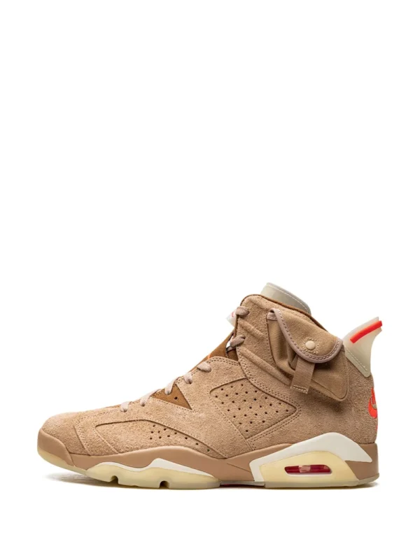 nike air jordan 6 x travis scott british khaki
