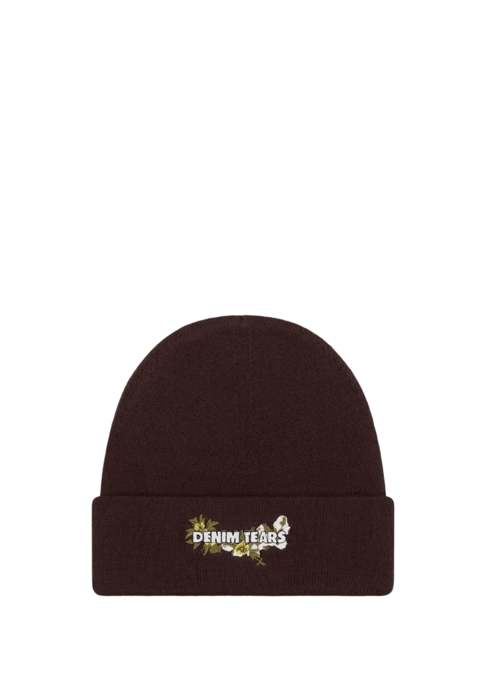 denim tears beanie brown