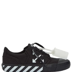 off white vulcanized low canvas black