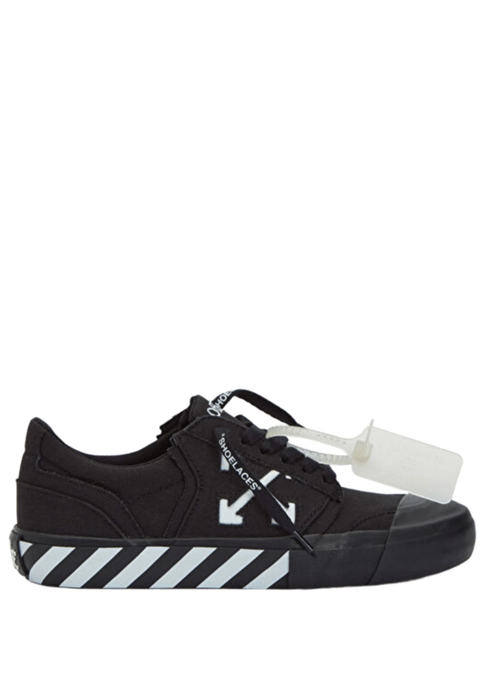 off white vulcanized low canvas black