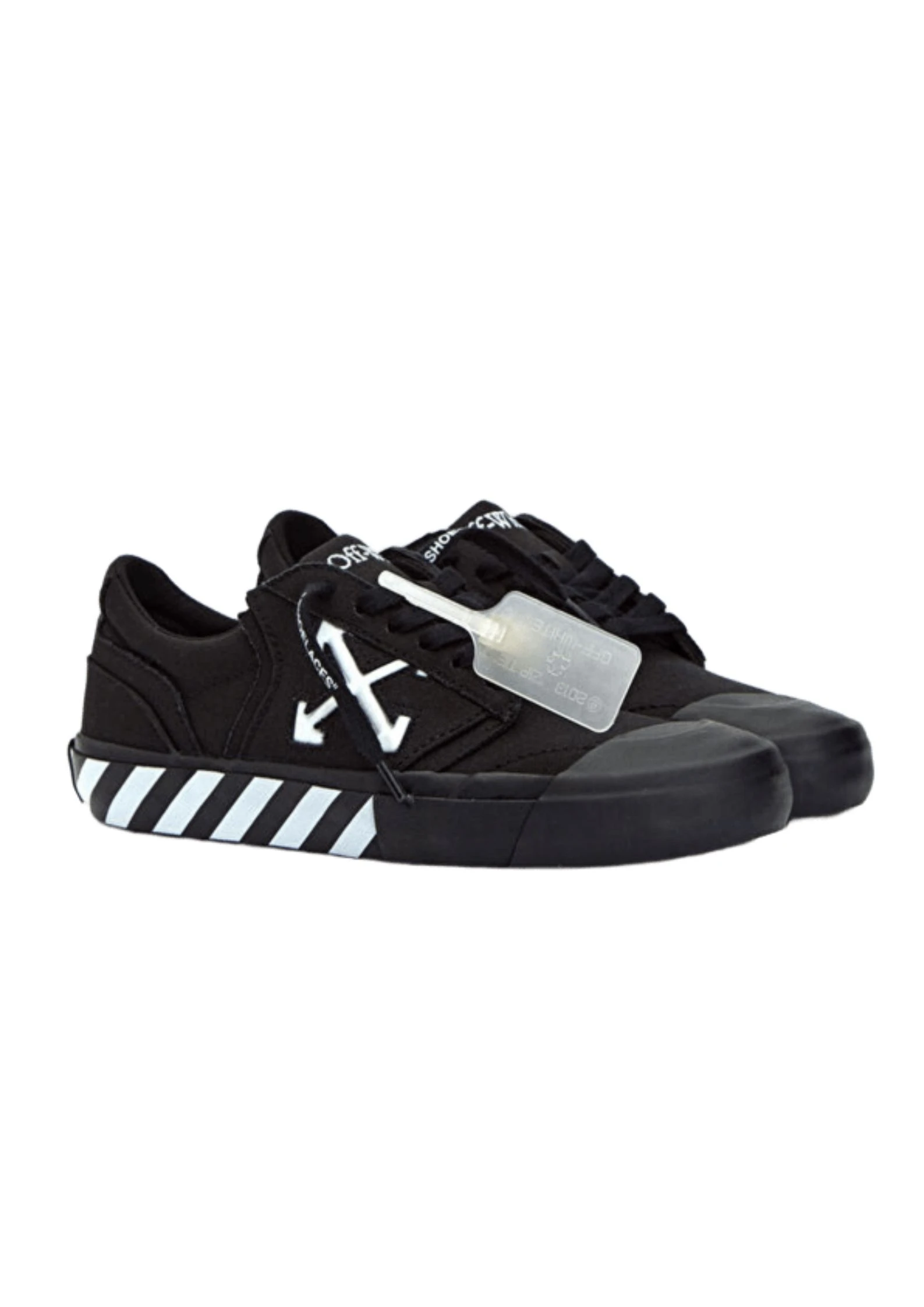 off white vulcanized low canvas black