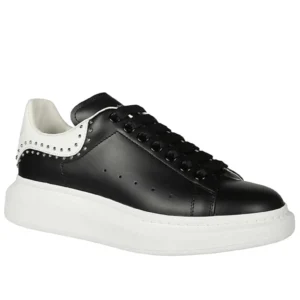 alexander mcqueen oversized black studs