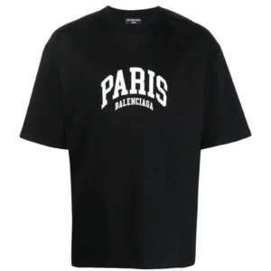 balenciaga paris logo t shirt