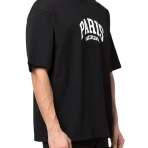 balenciaga paris logo t shirt