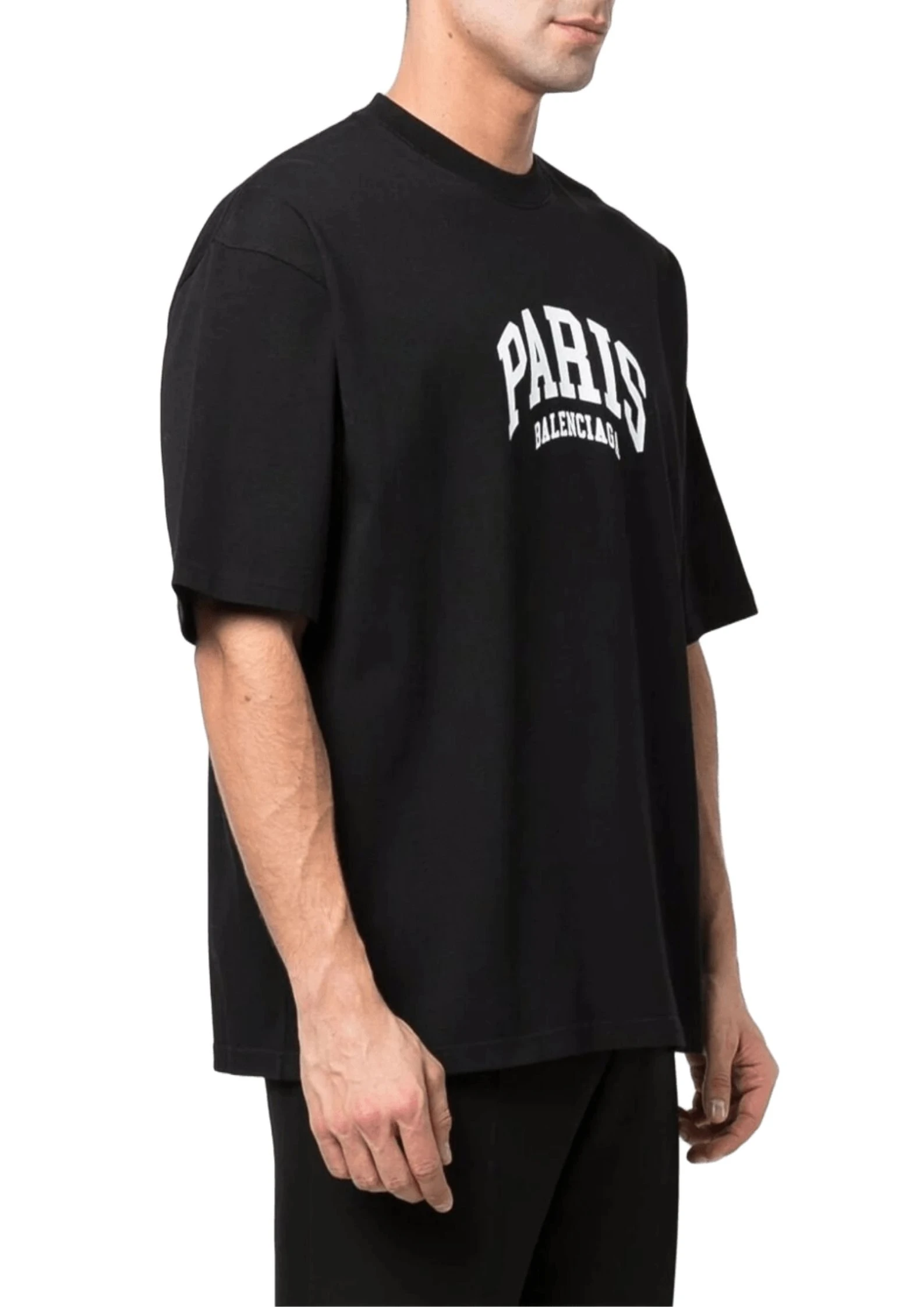 balenciaga paris logo t shirt